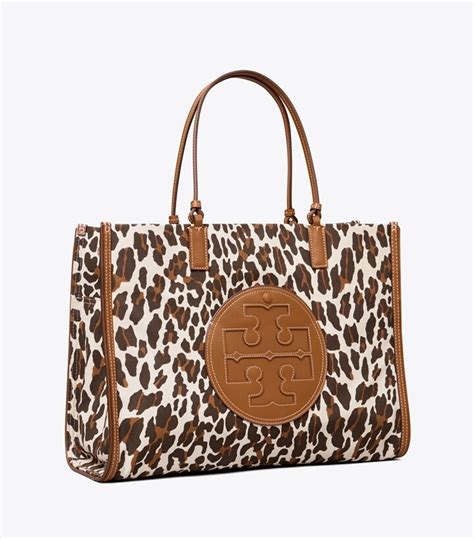 tory burch animal print handbag